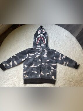 Bape kids  Camo Zip-Up Hoodie